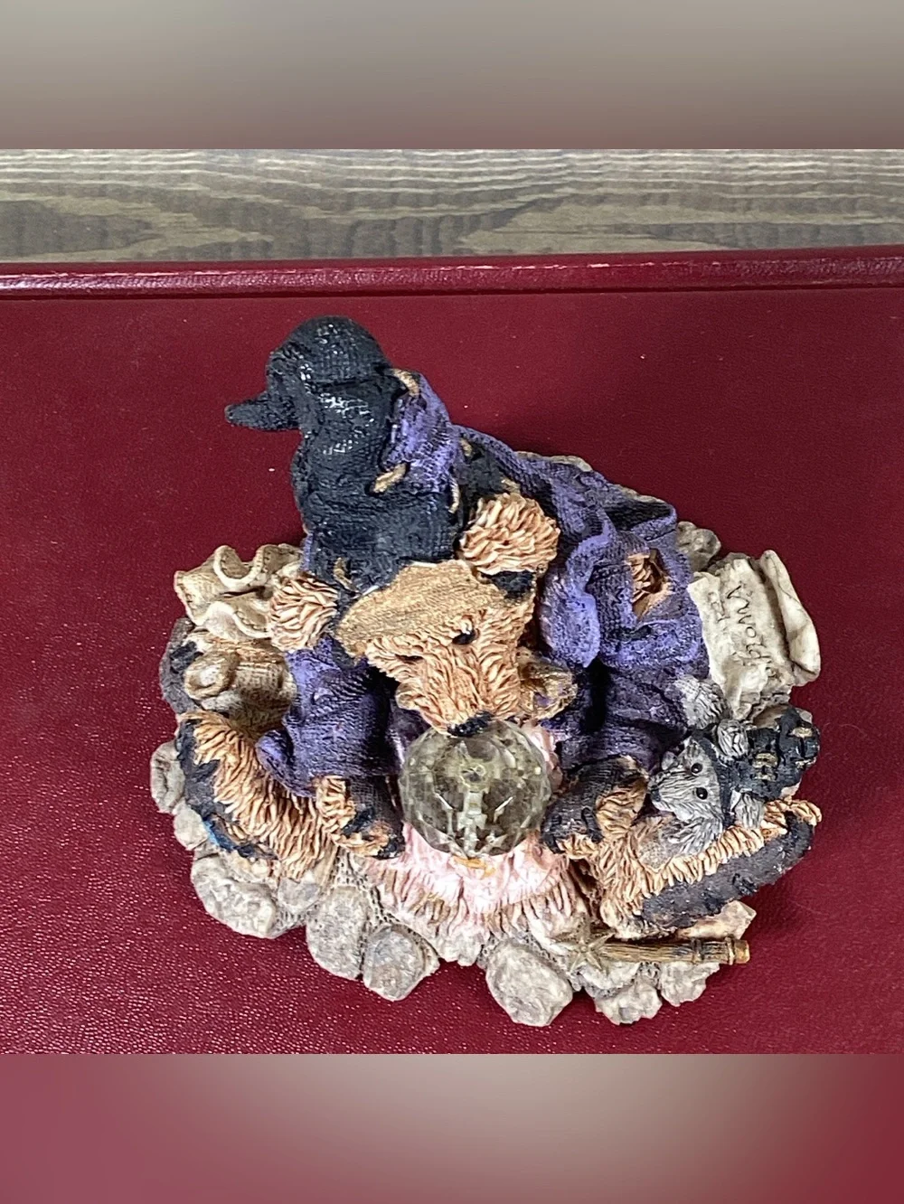 1995 Boyds Bears Figurine Style #2261 Wilson Wonderful Wizard of Wuz, Halloween